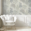 Picture of Midori Grey Trees Wallpaper