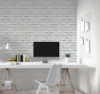 Picture of Abner White Brick Wallpaper