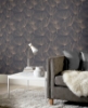 Picture of Kazue Metallic Dandelion Wallpaper