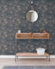 Picture of Kazue Metallic Dandelion Wallpaper