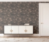 Picture of Kazue Metallic Dandelion Wallpaper