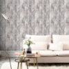 Picture of Bertram Neutral Wood Wallpaper