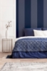 Picture of Roland Navy Stripe Wallpaper