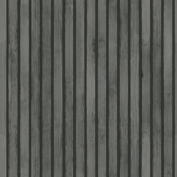 Picture of Herman Charcoal Wood Wallpaper