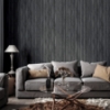 Picture of Herman Charcoal Wood Wallpaper