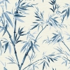 Picture of Moriko Blue Bamboo Wallpaper