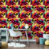 Picture of Millicent Multicolor Skull Wallpaper