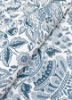 Picture of Blanche Blue Floral Damask Wallpaper