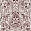 Picture of Blanche Plum Floral Damask Wallpaper