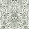 Picture of Blanche Dark Green Floral Damask Wallpaper