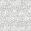 Picture of Berkshire Grey Damask Wallpaper