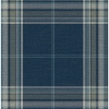 Picture of Westley Navy Plaid Wallpaper