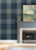 Picture of Westley Navy Plaid Wallpaper