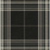 Picture of Westley Black Plaid Wallpaper