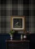 Picture of Westley Black Plaid Wallpaper