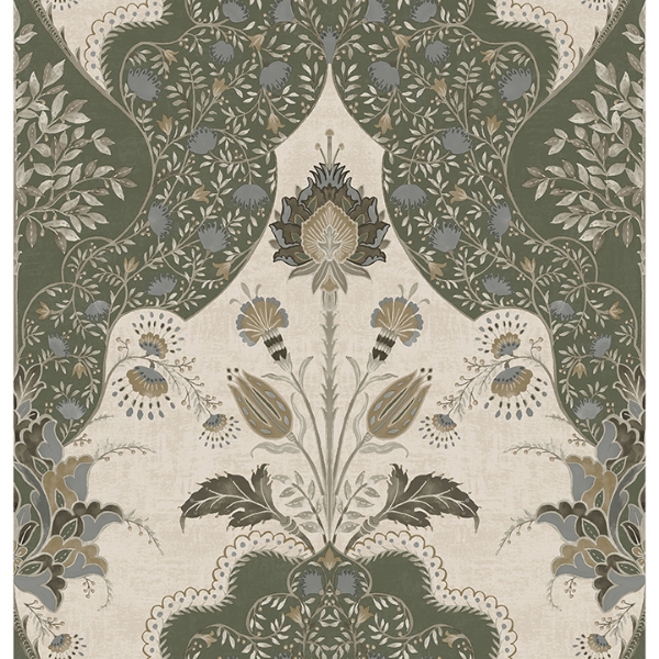 Picture of Auden Green Floral Grandeur Wallpaper