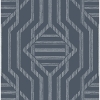 Picture of Essex Navy Geometric Wallpaper