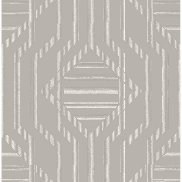 Picture of Essex Light Grey Geometric Wallpaper