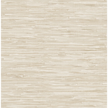 Picture of Exhale Dove Woven Faux Grasscloth Wallpaper