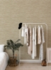 Picture of Exhale Light Brown Woven Faux Grasscloth Wallpaper