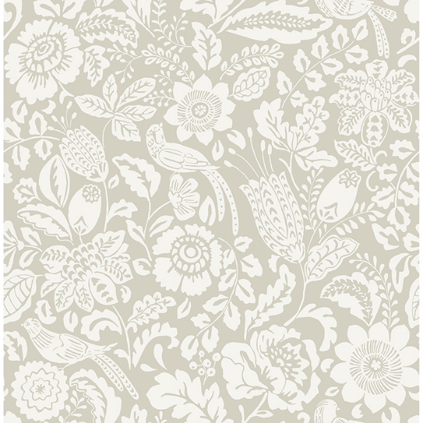 Picture of Marta Beige Floral Trail Wallpaper