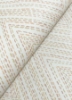 Picture of Lainey Apricot Stitched Chevron Wallpaper