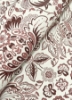 Picture of Blanche Plum Floral Damask Wallpaper