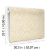 Picture of Berkshire Butter Damask Wallpaper