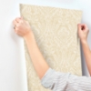 Picture of Berkshire Butter Damask Wallpaper