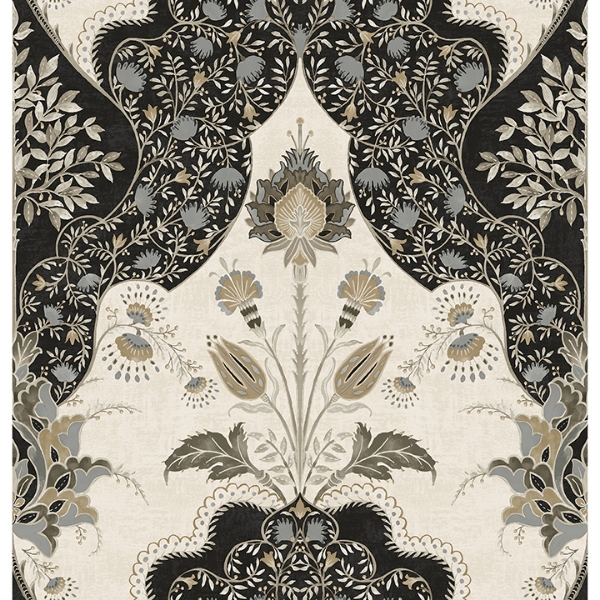 Picture of Auden Black Floral Grandeur Wallpaper