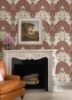 Picture of Auden Ruby Floral Grandeur Wallpaper