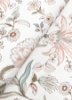 Picture of Teonna Light Pink Floral Stripe Wallpaper