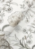 Picture of Teonna Light Grey Floral Stripe Wallpaper