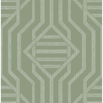 Picture of Essex Green Geometric Wallpaper