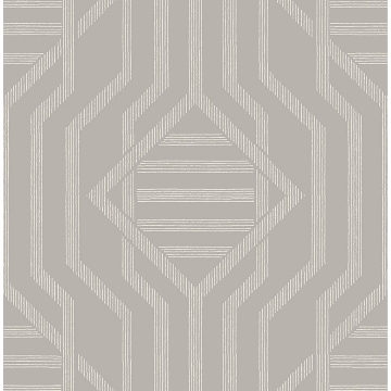 Picture of Essex Light Grey Geometric Wallpaper