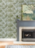 Picture of Greenwood Light Blue Deciduous Wallpaper