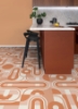 Picture of Brenda Daworld Terracotta Peel and Stick Floor Tiles