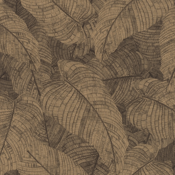 Picture of Galner Copper Leaves Wallpaper