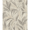 Picture of Rennie Grey Leaves Wallpaper