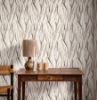 Picture of Sway Neutral Botanical Wallpaper