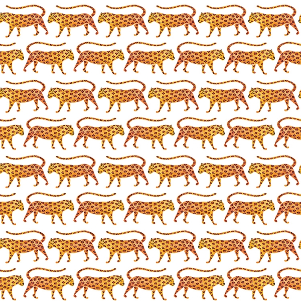 Picture of CatCoq Jaguars Peel and Stick Wallpaper