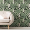 Picture of Finlayson Bunaken Peel and Stick Wallpaper - Black