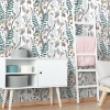 Picture of Finlayson Verso Peel and Stick Wallpaper - Green