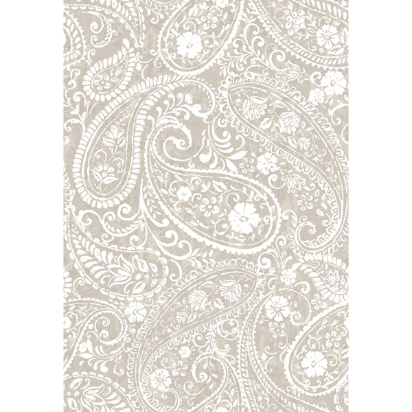 Picture of Paisley Prince Peel and Stick Wallpaper - Beige