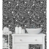 Picture of Paisley Prince Peel and Stick Wallpaper - Black