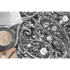 Picture of Paisley Prince Peel and Stick Wallpaper - Black