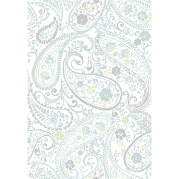 Picture of Paisley Prince Peel and Stick Wallpaper - Grey