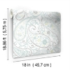 Picture of Paisley Prince Peel and Stick Wallpaper - Grey