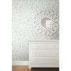 Picture of Paisley Prince Peel and Stick Wallpaper - Grey