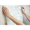 Picture of Paisley Prince Peel and Stick Wallpaper - Grey